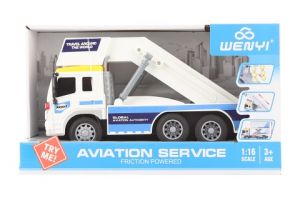 Letištní auto s vysouvacíma schodama