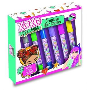 Křídy na vlasy XOXO