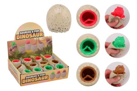 Vejce s dinosaurem Squeeze & Pop