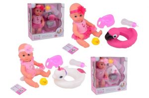 Panenka čurací Baby Rose 30 cm