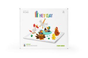 Modelovací hmota Hey Clay Ptáci z farmy