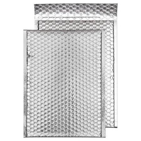 Obálka, lesklá stříbrná, bublinková, C4, 324 x 230 mm, BLAKE MBS324