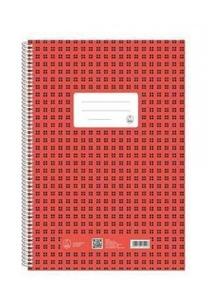 Spirálový sešit "Novum", čtverečkovaný, A4, 70 listů, FŰZFŐI