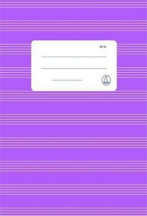 Sešit Harmónia &quot;36-16&quot;, notový, A5, 16 listů, FŰZFŐI