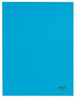 Spisové desky &quot;Recycle&quot;, modrá, recyklovaný karton, A4, LEITZ 39060035