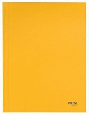 Spisové desky "Recycle", žlutá, recyklovaný karton, A4, LEITZ 39060015