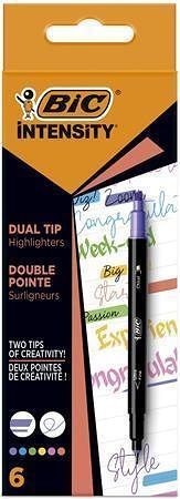 Sada zvýrazňovačů "Intensity Dual Tip", oboustranné, BIC 503828