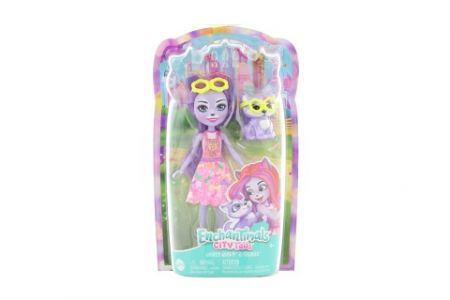 Enchantimals Panenka a zvířátko-Hadley Huskyová a Sledder HHB90