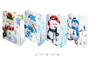 Dárková taška M 32x26x10cm Vánoce