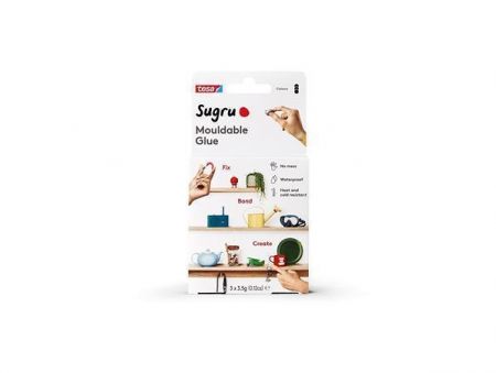 Lepicí hmota "Sugru", černá, 3 x 3,5 g, TESA