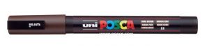 Akrylový popisovač "Posca PC-3M", tmavě hnědá, 0,9-1,3 mm, UNI 2UPC3MSB