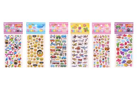 Nálepky 10x24 cm MIX