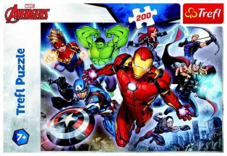 Puzzle Disney Avengers 200 dílků 48x34cm v krabici 33x23x4cm