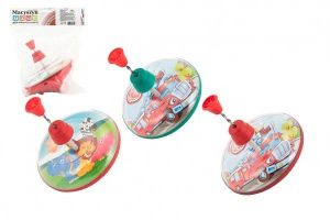 Káča točící plast průměr 16cm 3 druhy v sáčku