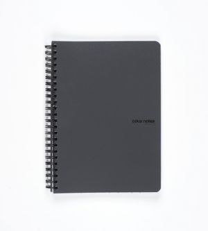 Twin wire blok A5 PP Color Office antracit 7-53817 