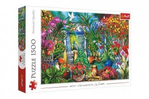 Puzzle Tajná zahrada 85x58cm 1500 dílků v krabici 40x27x6cm