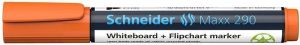 Popisovač na bílou tabuli a flipchart "Maxx 290", oranžová, 1-3 mm, kuželový hrot, SCHNEID