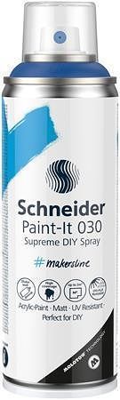 Akrylová barva ve spreji "Paint-It 030", modrá, 200 ml, SCHNEIDER ML03050025