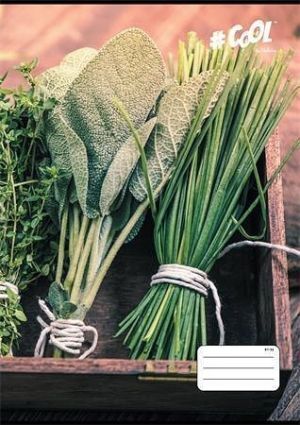 Sešit "Gardening", mix motivů, A4, linkovaný, 32 listů, COOL BY VICTORIA