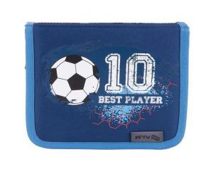 Penál "Best Player", modrá, 2 klopy, PULSE 122138