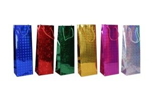 Dárková taška na láhev M 12x34x9 cm Celorok