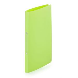 Pořadač PP A4 2kr. neprůhledná lime