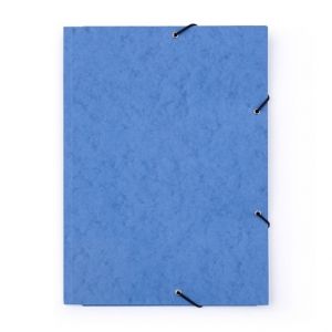 Sloha s gumou A4 prešpán modrá, 350 g