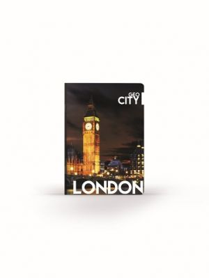 Sešit A4 444, UV lak GEO CITY London