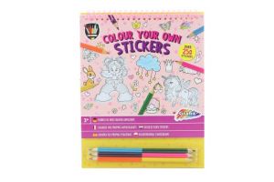 Malování samolepek dívíčí