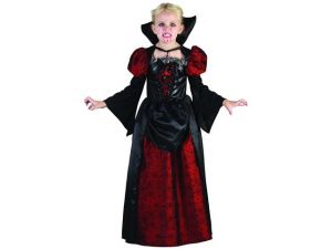 Šaty na karneval - upírka, 120 - 130 cm