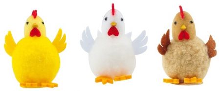 Slepička plyšová na postavení 7 cm