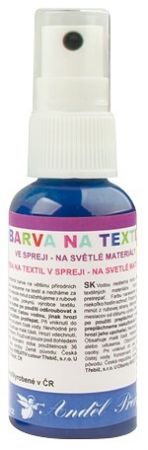 Modrá Barvy na textil ve spreji, na světlé materiály Tmavě modrá