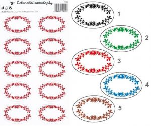 Samolepky na kořenky 25x14cm