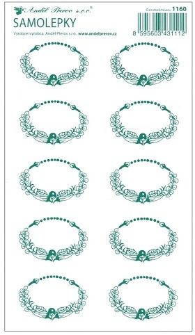 Samolepka na kořenky - BEZ POPISU - 2. ZELENÁ