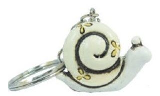 Přívěsek na klíče krémový - 2. ŠNEK