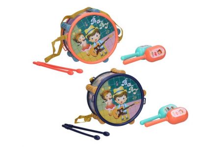 Hudební set buben 18x16,5 cm