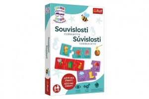 Malý objevitel Souvislosti společenská naučná hra v krabici 19x29x4cm