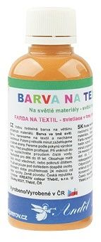Barva na textil, na světlé materiály 50g 15. ZLATÁ