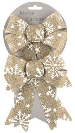 Mašle dekorační 18 cm, 2 ks