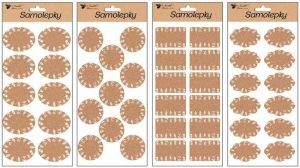 Samolepky popisovací 28x14 cm, korkové