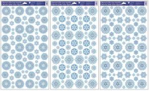 Okenní fólie 60x32 cm, vločky