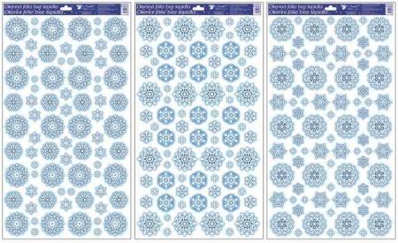 Okenní fólie 60x32 cm, vločky