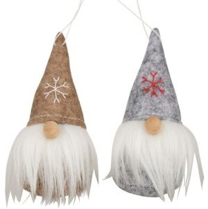 Skřítek vousatý 8,5 cm na zavěšení