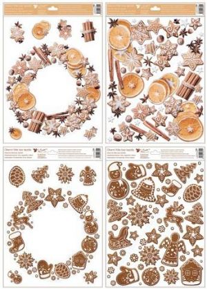 Okenní fólie perníčky, 30 x 42 cm