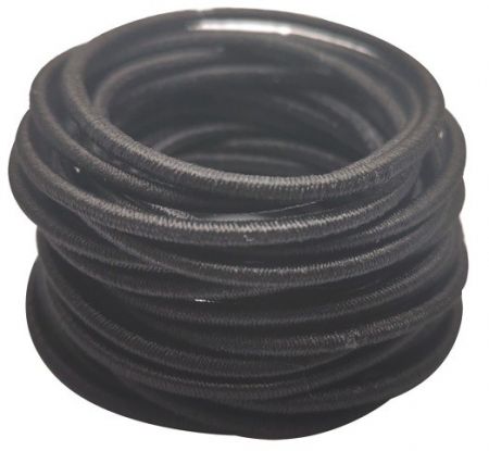 Gumičky do vlasů tenké černé 30 ks