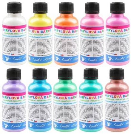 Univerzální akrylové barvy lesklé 50g, perleťové