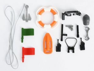 -BRUDER 46275 - Příslušenství pro policejní člun 62733 - NÁHRADNÍ DÍL - DOPLNĚK