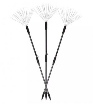 Zápich svítící větvičky studená bílá, 180 LED + časovač