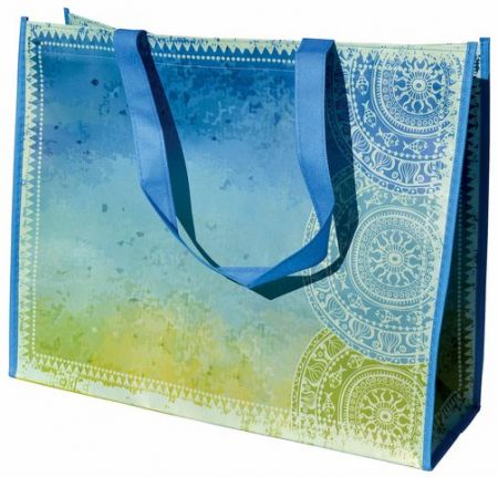TX-Nákupní taška-MANDALA VZOR-40x32x15cm 