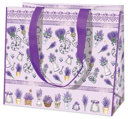 TX-Nákupní taška s motivem levandule